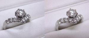 ダイアリングのダイア取れ修理画像