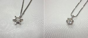 ダイアネックレスのリフォーム加工画像